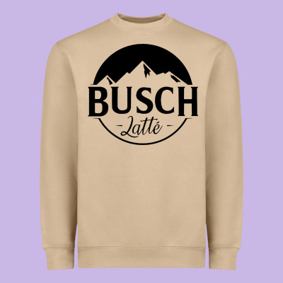 Busch Latte Heavyweight Sweatshirt Designed By Artisfamous