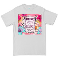 Dove Grey last night we let the liquor talk Premium Tee - TumblerDesignByShophia