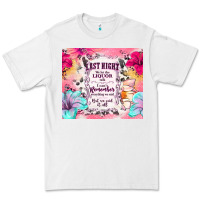 White last night we let the liquor talk Premium Tee - TumblerDesignByShophia