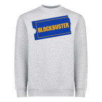 Heather Grey blockbuster ticket Heavyweight Sweatshirt - artisFamous