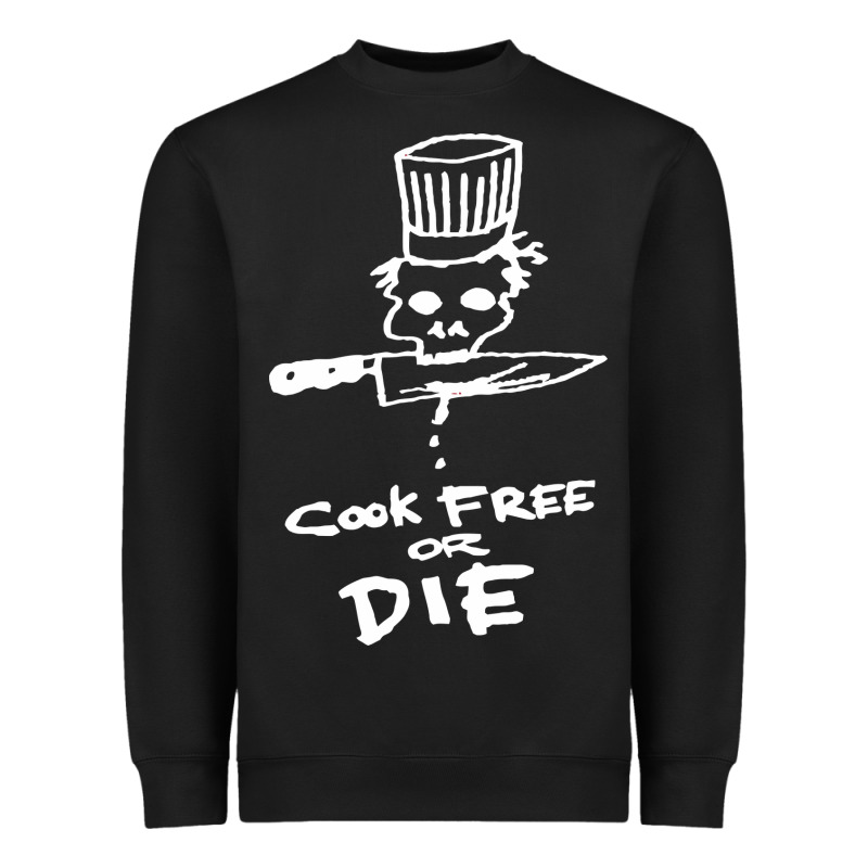 Bourdain Cook Free Or Die Heavyweight Sweatshirt by artisFamous | Teevron