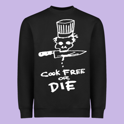 Bourdain Cook Free Or Die Heavyweight Sweatshirt Designed By Artisfamous