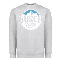 Heather Grey busch latte Heavyweight Sweatshirt - artisFamous
