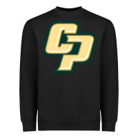 Black Cal Poly CP Heavyweight Sweatshirt - artisFamous