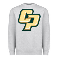 Heather Grey Cal Poly CP Heavyweight Sweatshirt - artisFamous