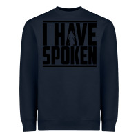 Navy this is the way spoken Heavyweight Sweatshirt - artisFamous