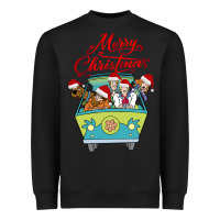 Black Scooby Doo merry christmas Heavyweight Sweatshirt - artisFamous