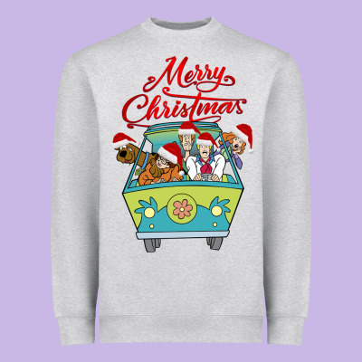 Scooby Doo Merry Christmas Heavyweight Sweatshirt Designed By Artisfamous