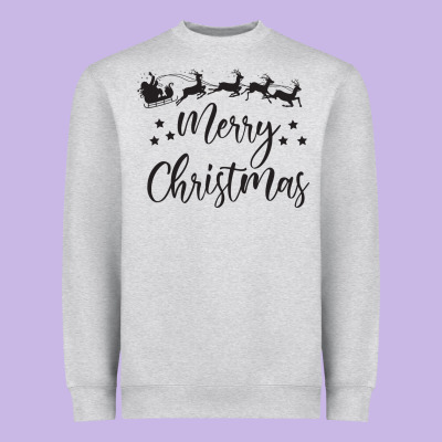 Merry Christmas Heavyweight Sweatshirt Designed By Artisfamous