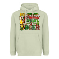 Matcha my christmas spirit is beer with beer bottles Heavyweight Hoodie - AdoDesignShop
