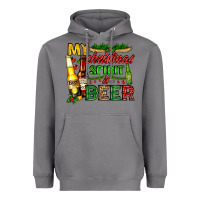 Storm my christmas spirit is beer with beer bottles Heavyweight Hoodie - AdoDesignShop