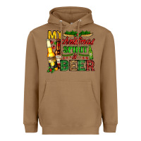 Toasted Coconut my christmas spirit is beer with beer bottles Heavyweight Hoodie - AdoDesignShop