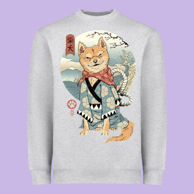 Shiba Inu Dog Japan Heavyweight Sweatshirt Designed By Artisfamous