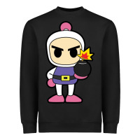 Black bomberman Heavyweight Sweatshirt - artisFamous