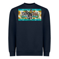 Navy french bulldog mom license plate template Heavyweight Sweatshirt - BarkalooDesign