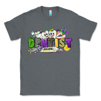 Charcoal Heather dentist mardi gras Classic Tee - CowGirlArtShop