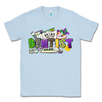 Dusty Blue dentist mardi gras Classic Tee - CowGirlArtShop