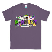 Lavender dentist mardi gras Classic Tee - CowGirlArtShop