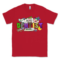 Red dentist mardi gras Classic Tee - CowGirlArtShop
