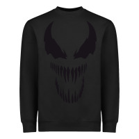 Black VENOM THE MOVIE Heavyweight Sweatshirt - artisFamous