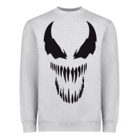 Heather Grey VENOM THE MOVIE Heavyweight Sweatshirt - artisFamous