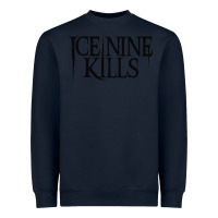 Navy ICE NINE KILLS Heavyweight Sweatshirt - artisFamous