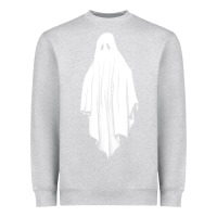 Heather Grey sheet ghost Heavyweight Sweatshirt - artisFamous