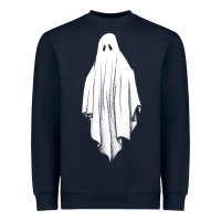 Navy sheet ghost Heavyweight Sweatshirt - artisFamous