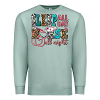 Seafoam sleep all day nurse all night Premium Sweatshirt - AdoDesignShop