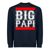 Navy big papi Heavyweight Sweatshirt - artisFamous