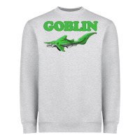 Heather Grey goblin shark t shirt   i love goblin shark shirt ugly animal Heavyweight Sweatshirt - artisFamous