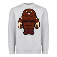 Heather Grey juggernaut chibi Heavyweight Sweatshirt - artisFamous