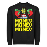 Black mr krabs love money Heavyweight Sweatshirt - artisFamous