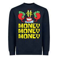 Navy mr krabs love money Heavyweight Sweatshirt - artisFamous