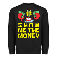 Black mr krabs show me the money Heavyweight Sweatshirt - artisFamous