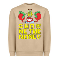 Mushroom mr krabs show me the money Heavyweight Sweatshirt - artisFamous