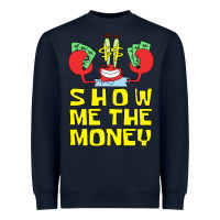 Navy mr krabs show me the money Heavyweight Sweatshirt - artisFamous
