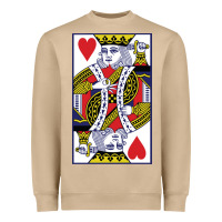 Mushroom king of hearts Heavyweight Sweatshirt - artisFamous