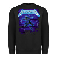 Black blast the lightning Heavyweight Sweatshirt - artisFamous