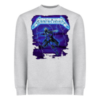 Heather Grey blast the lightning Heavyweight Sweatshirt - artisFamous