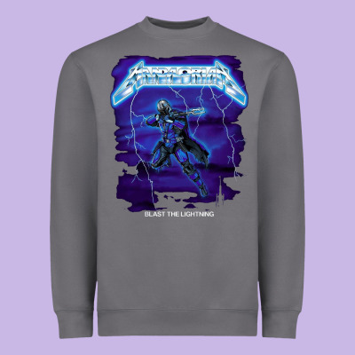 Blast The Lightning Heavyweight Sweatshirt Designed By Artisfamous