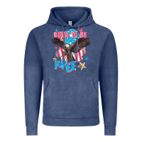 Vintage Denim Born to be free Vintage Hoodie - FaDigitalArtStudio