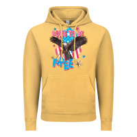Vintage Mustard Born to be free Vintage Hoodie - FaDigitalArtStudio