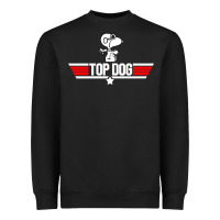 Black top dog Heavyweight Sweatshirt - artisFamous