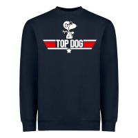 Navy top dog Heavyweight Sweatshirt - artisFamous