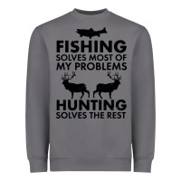 Storm funny fishing and hunting Heavyweight Sweatshirt - artisFamous