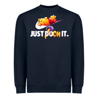Navy pooh just pooh Heavyweight Sweatshirt - artisFamous