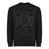 Black Essential Design Heavyweight Sweatshirt - artisFamous