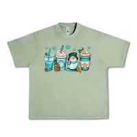 Oil Green winter coffee cups Urban Heavy Tee - OliviaCreatesArt