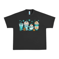 Pigment Black winter coffee cups Urban Heavy Tee - OliviaCreatesArt
